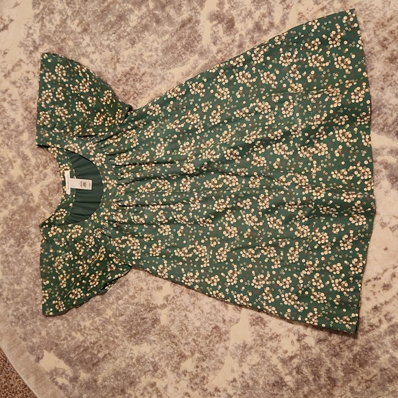 Laundry by design Silk Floral Babydoll Dress with Pockets Size 2 - Picture 4 of 5